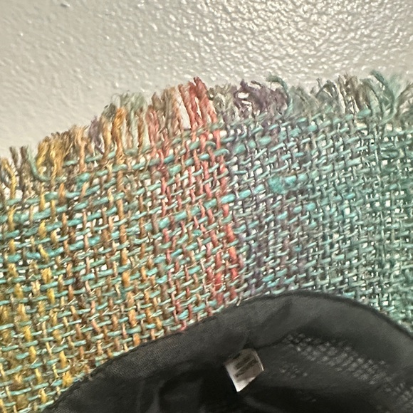 Woven Fringed Hemp Bucket Hat - Picture 10 of 14